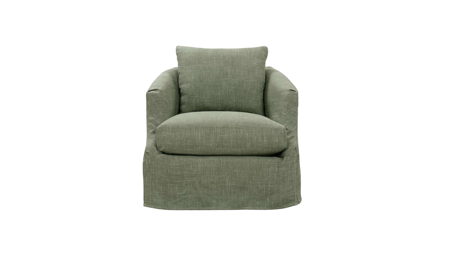 Emmerson Slipcover Swivel Chair