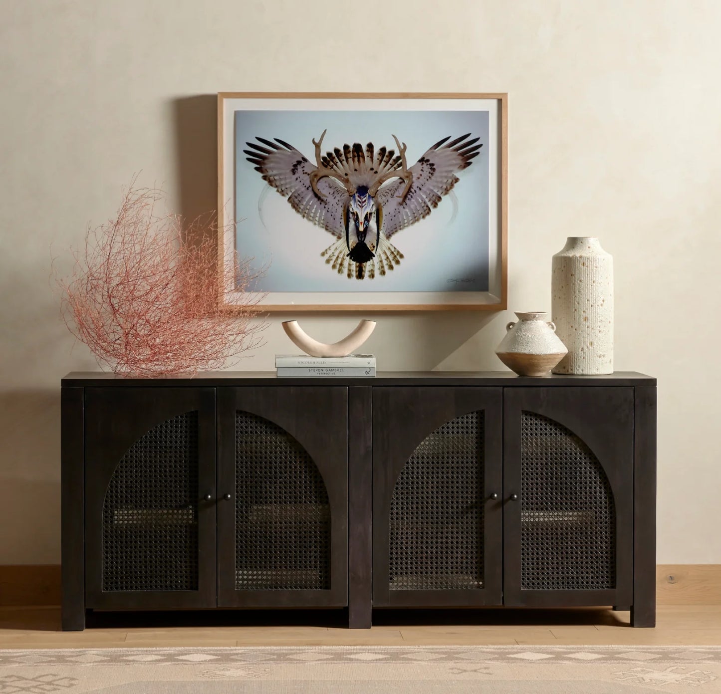 Tilda Sideboard - Black Wash Mango