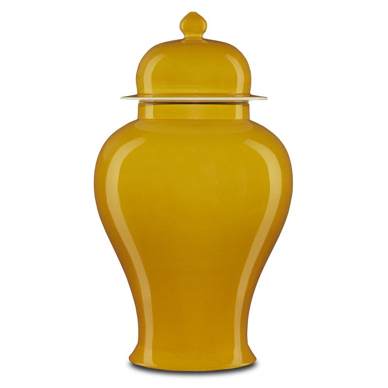 Imperial Yellow Temple Jar