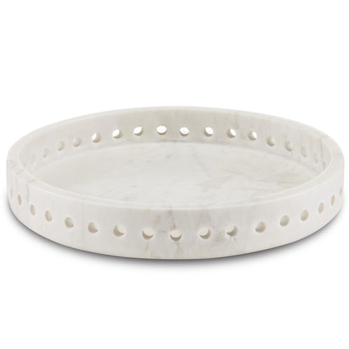 Freya White Marble Small Tray
