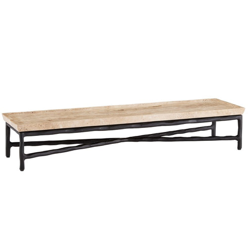 Boyles Travertine Elongated Tray