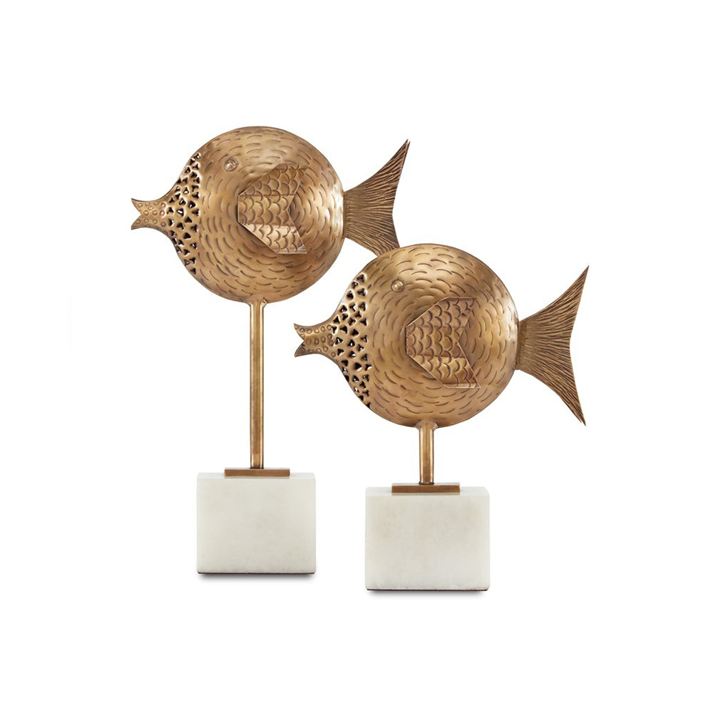 Cici Brass Fish Set of 2