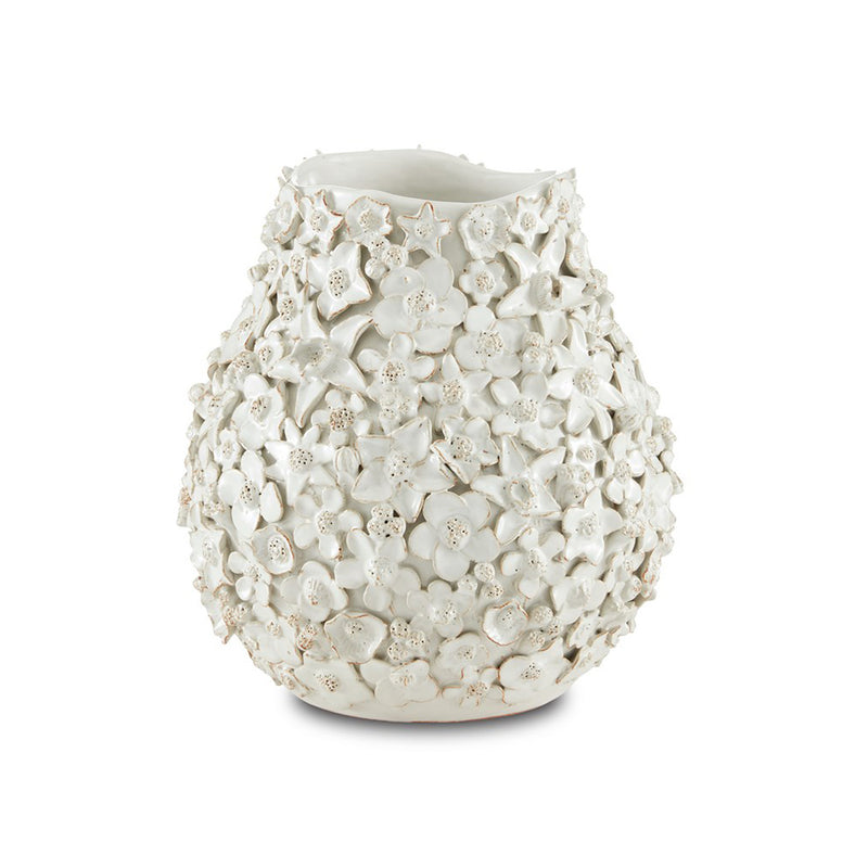 Jessamine White Vase