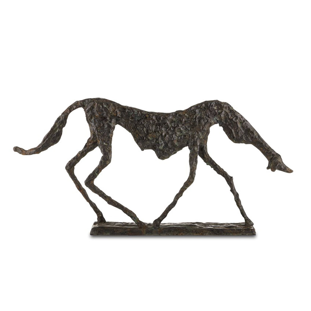 Dog of the Moon Bronze