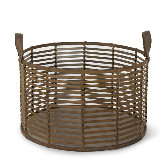 Finn Leather Basket Large