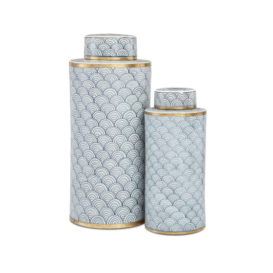 Jalousie Tea Canister Set of 2