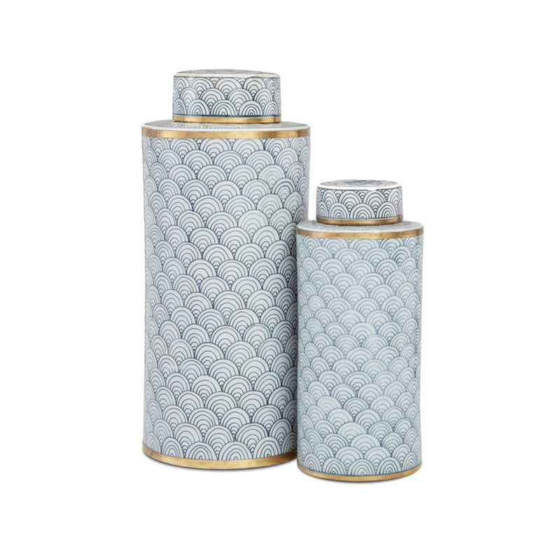 Jalousie Tea Canister Set of 2