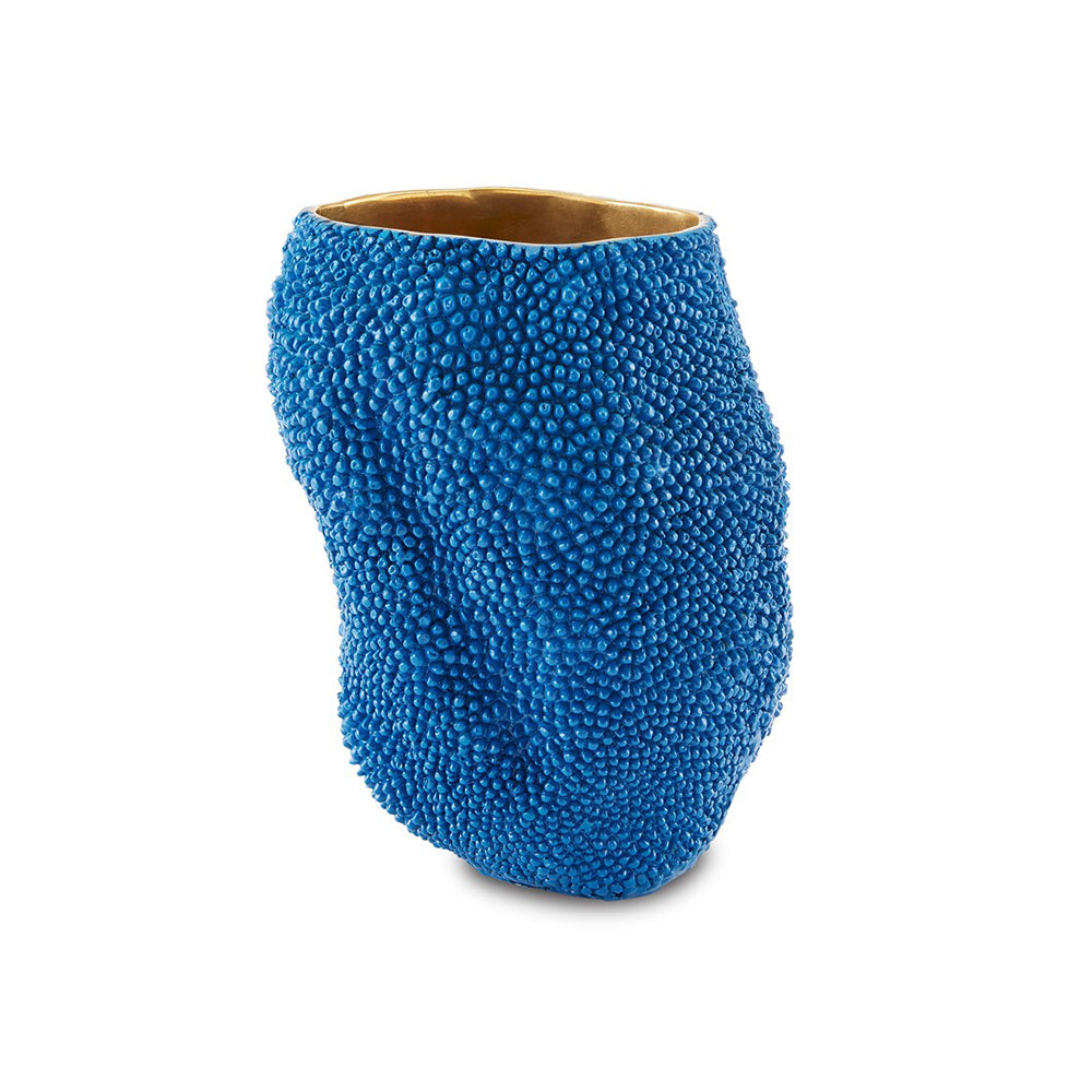 Jackfruit Small Cobalt Blue Vase