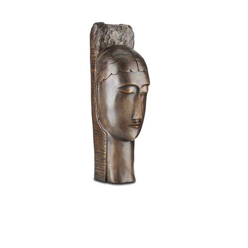 Art Deco Head Bronze