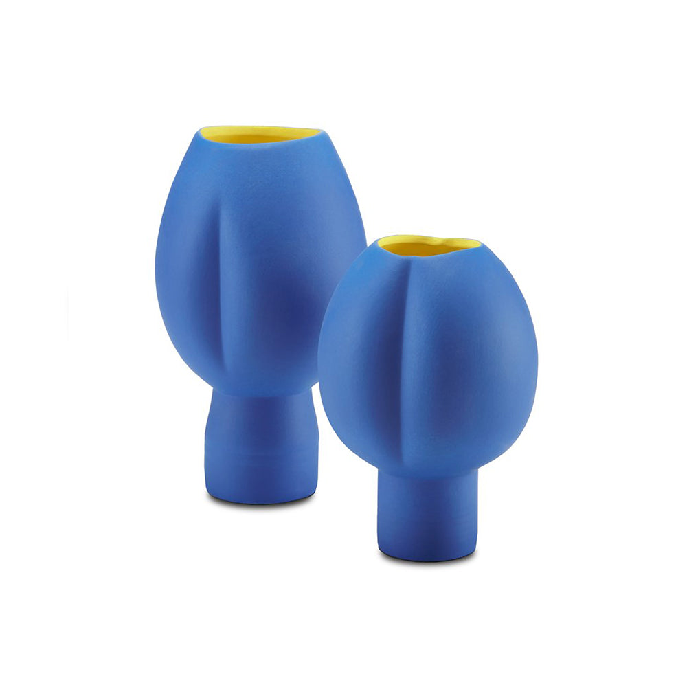 Yuzhi Blue Vase Set of 2
