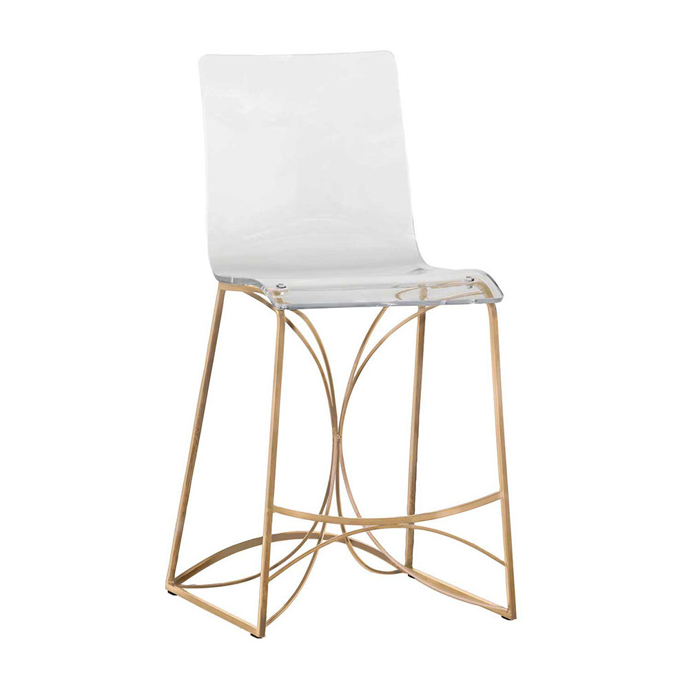 Angela 24.75″ Counter Stool – Gold