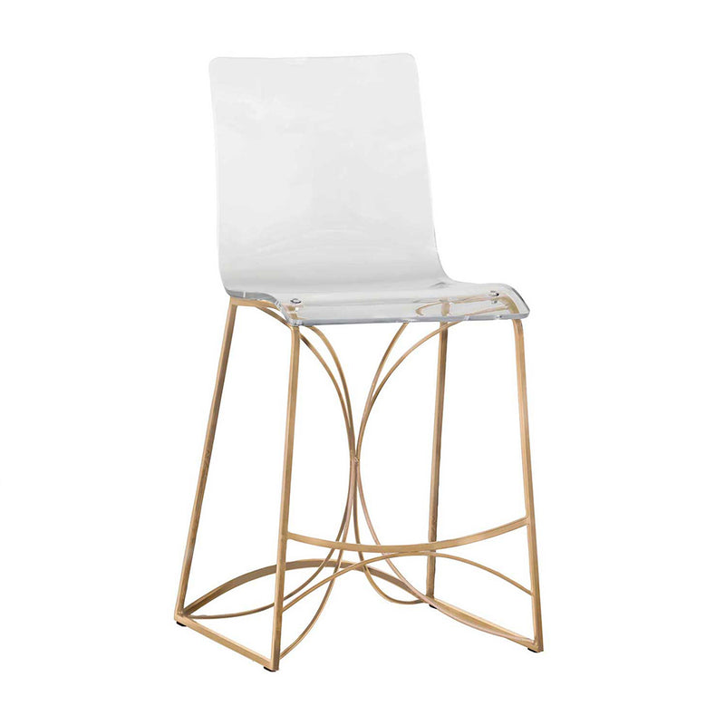 Angela 24.75″ Counter Stool – Gold