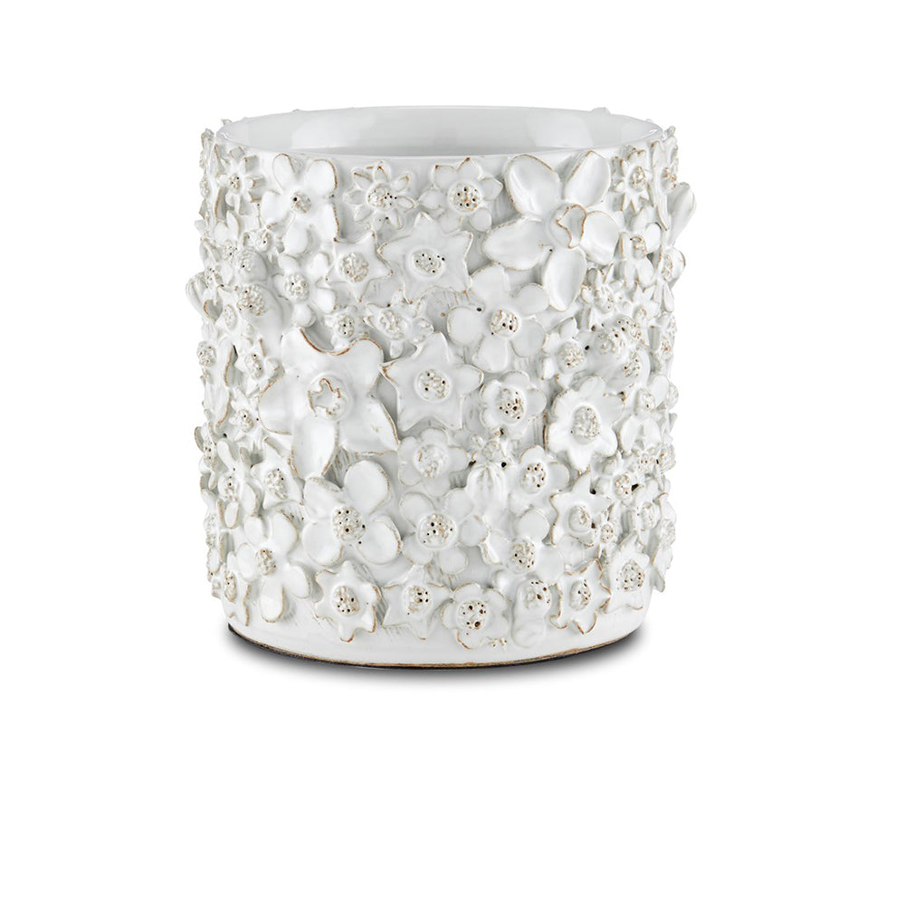 Jessamine White Small Cachepot