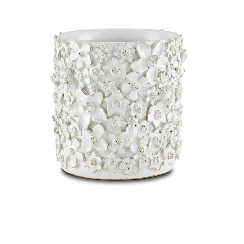 Jessamine White Small Cachepot