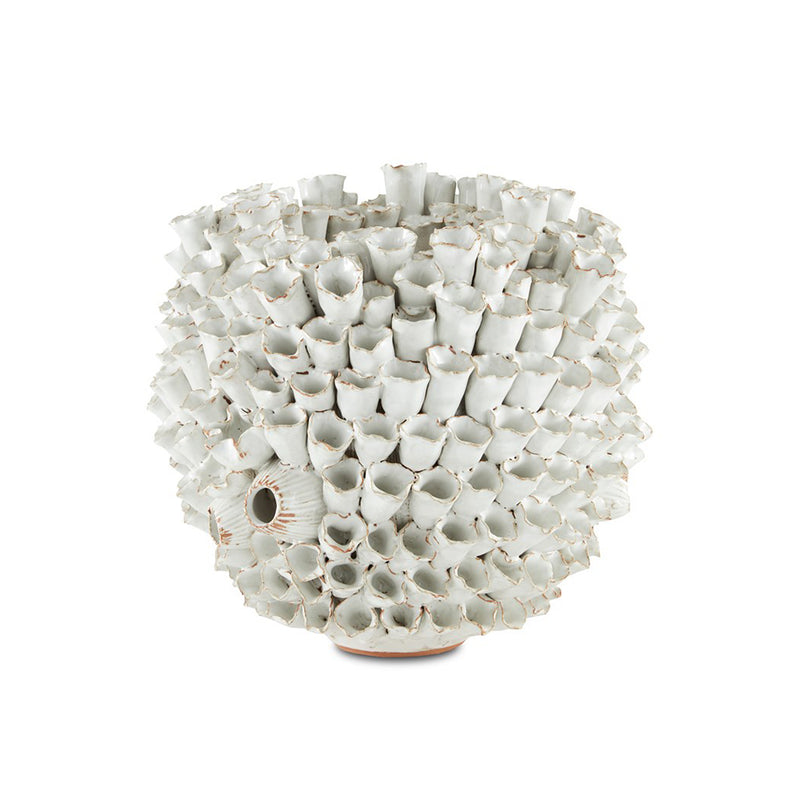 Manitapi White Vase