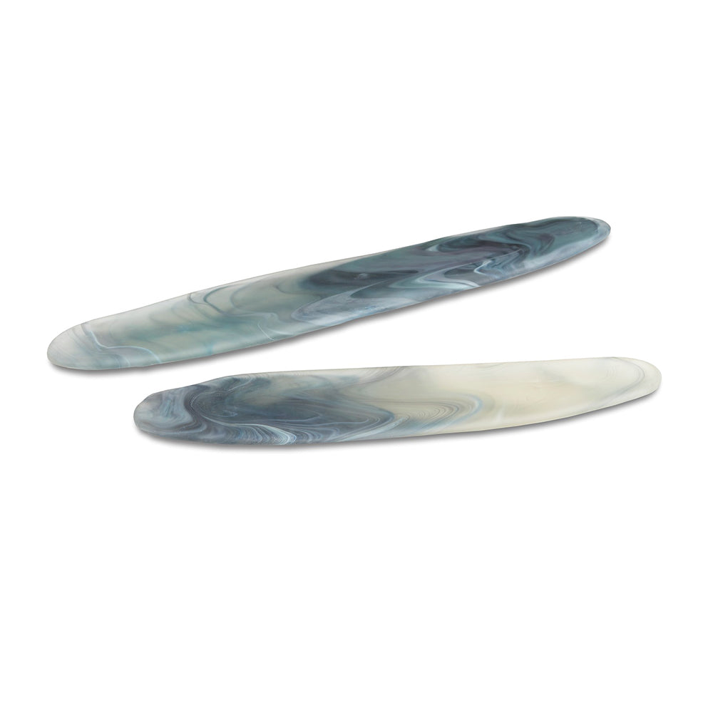 Midnight Blue Tray Set of 2